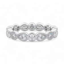 Bracelet femme en or blanc 14