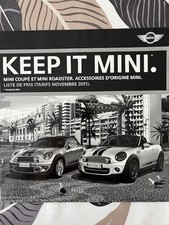 Catalogue / Brochure MINI COUPE / ROADSTER ACCESSOIRES de 2011 -