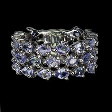 925 Bague en Argent Poire en