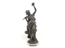 Hippolyte Moreau La jeune fille cueillant des raisins sculpture en bronze...