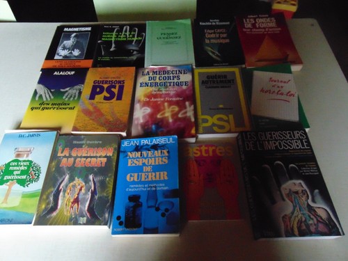 Lot livres sur guérison - sur, la