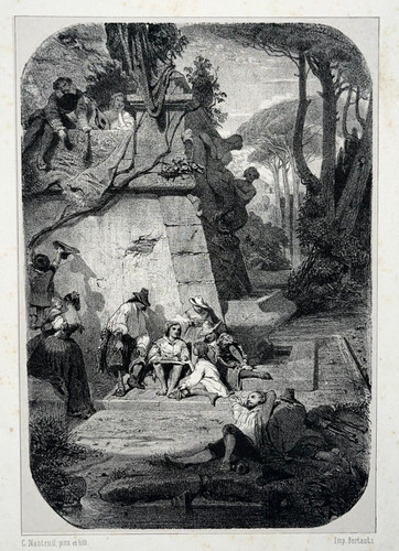 Enfance ribera lithographie - enfance,
