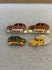 4 X Pin’s Citroën Ex Ville Et Course Rallye Total Camel Auto Automobile Car Pin