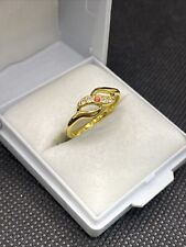 Ancienne Bague Plaquer Or 18k