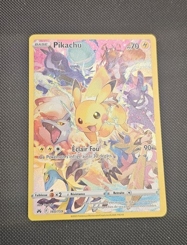 Carte pokemon pikachu 160 - carte,