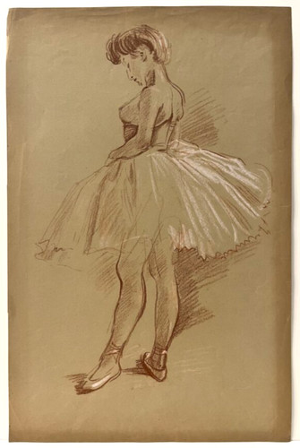 Anonyme etude danseuse - "etude, danseuse"