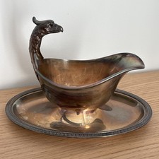 saucière CHRISTOFLE modèle MALMAISON métal argenté TRES BEL ETAT aigle EMPIRE