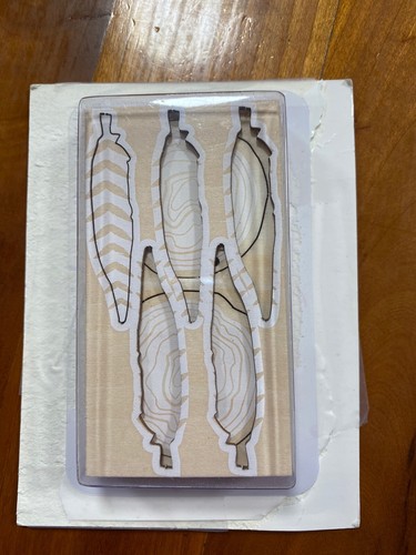 Stampin tags feathers - up,