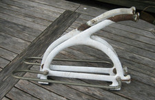 Paire Ancien Support en Fonte de Lavabo Evier ancien