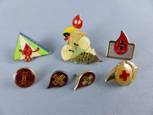 Lot pins don du sang - pins,
