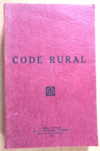 Code rural journal officiel - code,