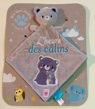 L'HEURE DES CÂLINS livre doudou NEUF enfant bébé ours