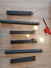 Set 6 outils de tournage extérieur à plaquettes amovible section 12 