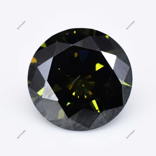 Diamant vrac rond - vrac, jaune
