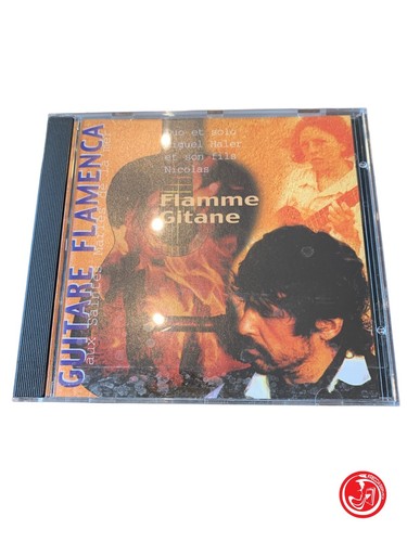 Guitare flamenca flamme - guitare,