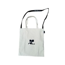 Courreges  Beige linen Totebag