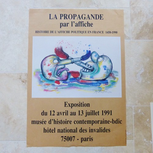 Propagande par affiche - l'affiche,