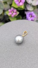 Pendentif Or Perle Tahiti forme poire Or 750 Millième (18 CT) 1,19g