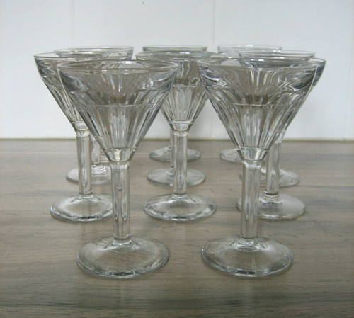 Ancien verres pied - ancien, à