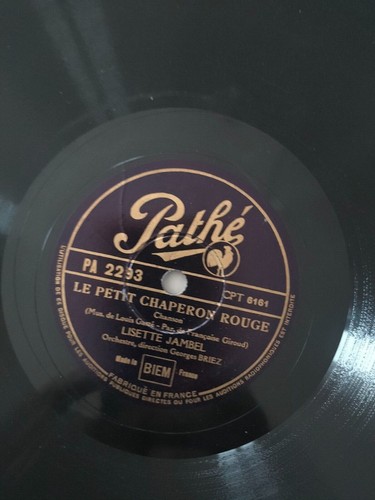 Gramophone disque