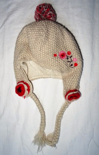Bonnet écharpe beige - bonnet,