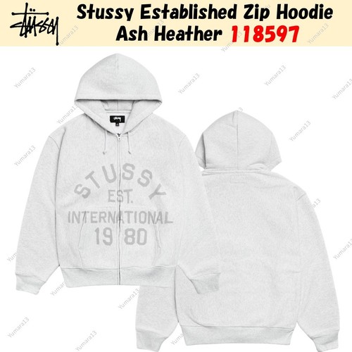 Sweat capuche zippé stussy - à,