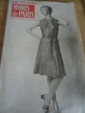 PATRON"MODES  DE PARIS " ROBE COUPE PRINCESSE   """   TAILLE   34  à 46