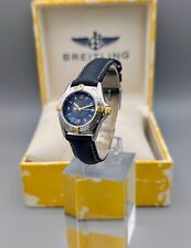 Breitling callistino B52O45  or et acier cadran bleu