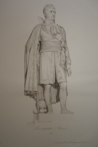 Grande gravure statue - grande, de
