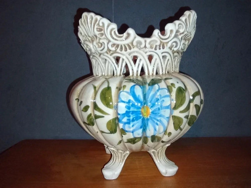 Vase cache pot - vintage, motif