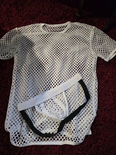 Shirt jock strap blanc - t-shirt,