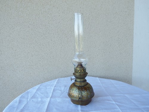 Résevoir lampe pétrole - lampe, à