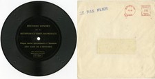 "HISTOIRE SONORE DE LA SECONDE GUERRE MONDIALE" Disque souple 33 tours 17cm (NM)