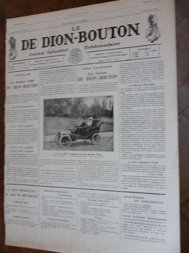 Dion bouton 4 cyl - hp,