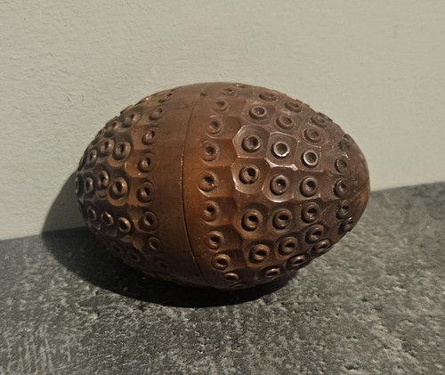 étui chapelet ancien noix - chapelet,
