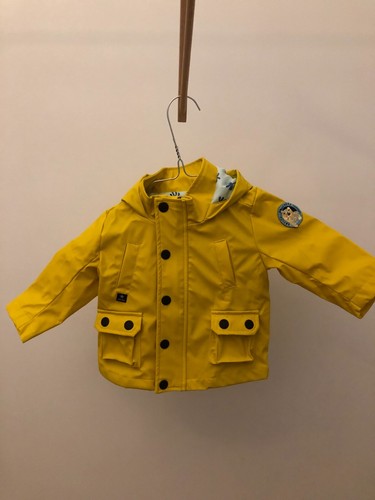 Parka capuche jaune - parka, à
