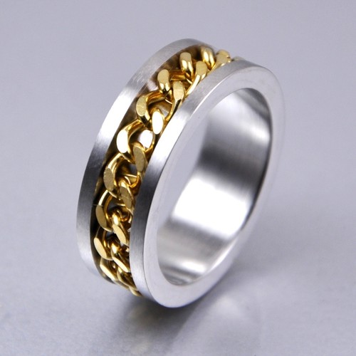 Bague homme ado acier chaine - homme,