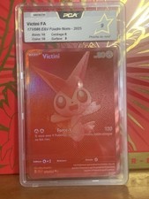 Carte Pokemon VICTINI 171/086 BWR FA Full Art EV10.5 BLK FR NEUF Grade PCA 9