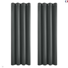 Deconovo Rideau Occultant Thermiques Anti Froid, Double Rideau Isolant