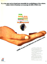 Publicité Advertising 1125  1974   Laden machine à laver la Fontenoy