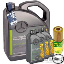 MANN-FILTER Filtre à Huile + Original 5W30 pour Mercedes M + Gl +R+ C + Classe E