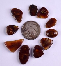Lot cabochons agate - agate, feu