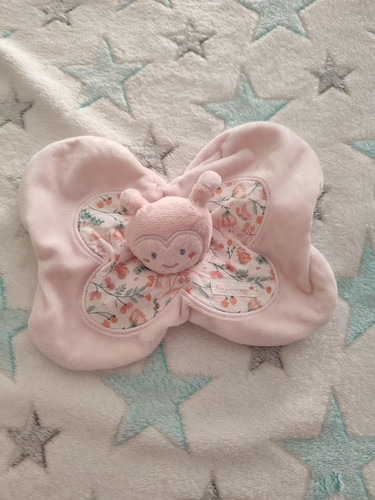 Doudou plat papillon