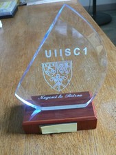 Armée : Plaque Flamme UIISC 1 Sécurité Civile.Militaire .