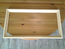 Encadrement Caisse américaine,Cadre en bois ,Finition brute ,Format Panoramique