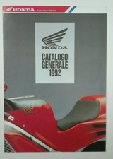 Honda Gama 1992 Italia Prospectus Catalogue Brochure Moto