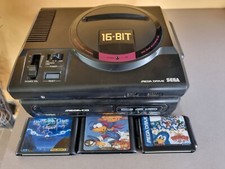 Console SEGA Mega CD 1 + Megadrive JAP -  + 3 jeux  *  HAA-2510 + HAA-2910 *