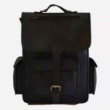 Véritable Cuir Vintage Sac à Dos - Homme Original Sacoche pour Voyage Et Laptops