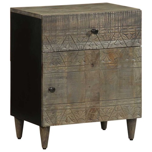 Table chevet gris clair - de,