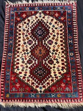 Yalameh Persian rug magnifique tapis persan tribal village 90 x 65 cm